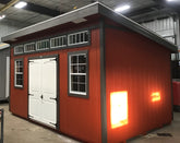 10X16 Modern Backyard Shed Package Located in Wabasha Minnesota